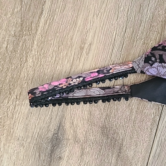 David Bridal Floral Rhinestone Dress, Nwt, Sz 4 - Picture 5 of 15